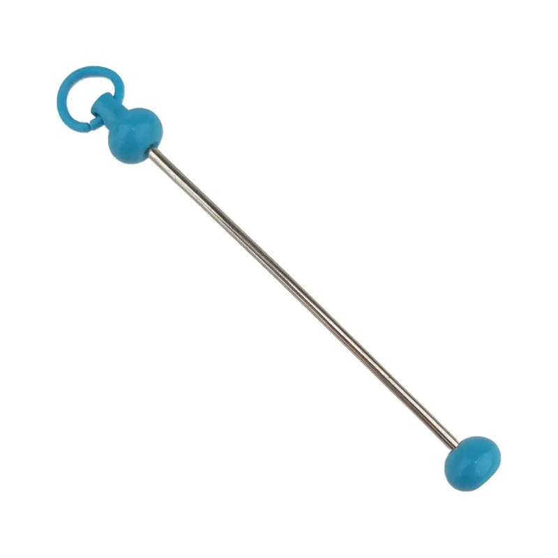 Rijgbare hanger - Staafje - IJsblauw