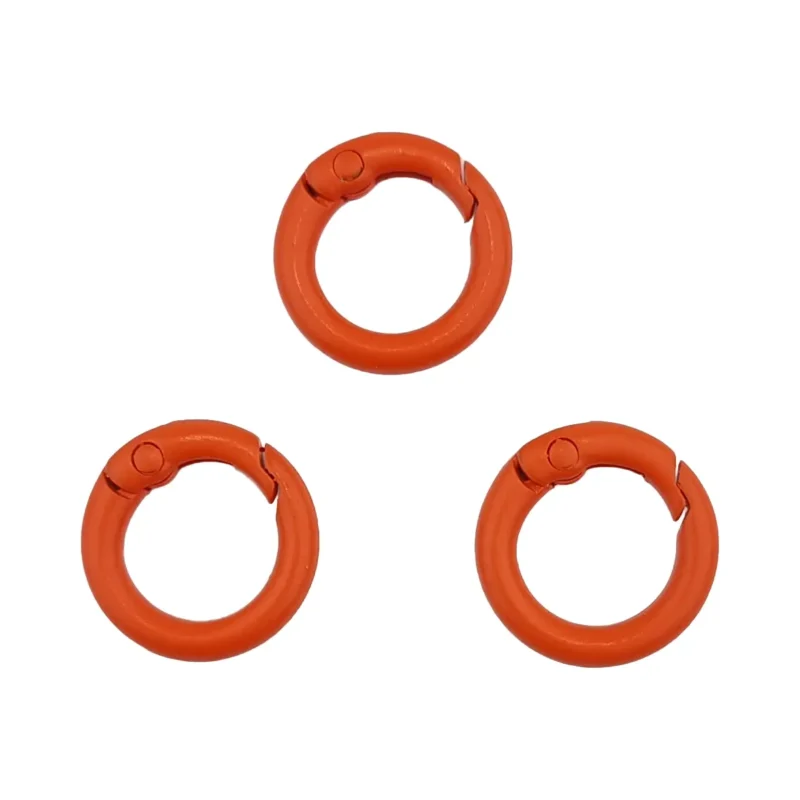 Sleutelhangers - Clip On Ring - 20 mm - Oranje