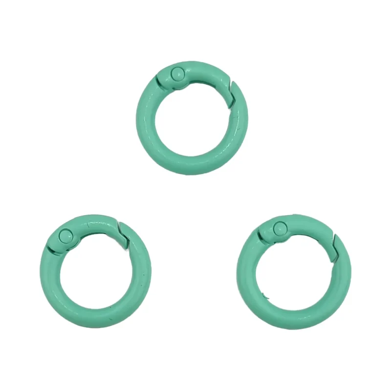 Sleutelhangers - Clip On Ring - 20 mm - Mint Groen