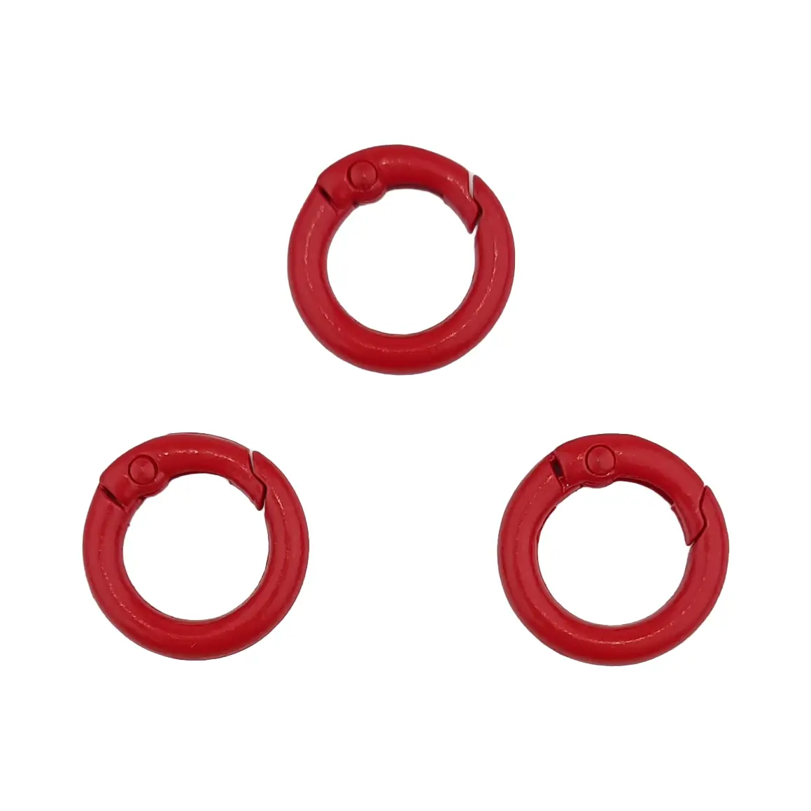 20260613_161856 Keychains - Clip on ring - 18 mm - Red - Afbeelding 1