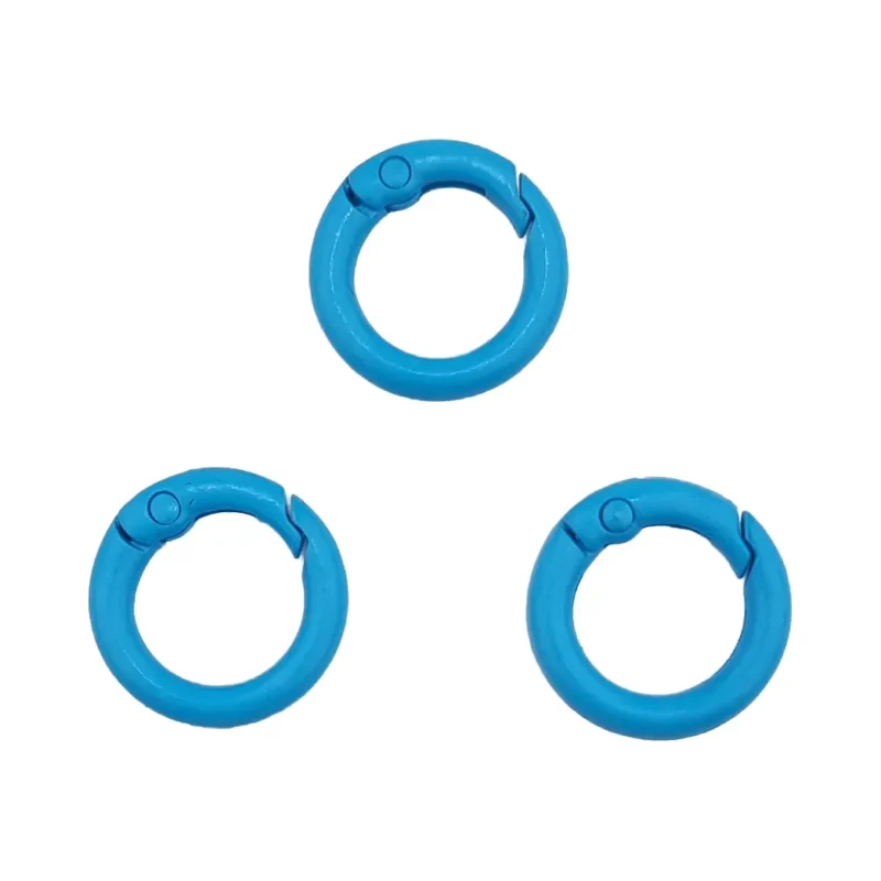 Sleutelhangers - Clip On Ring - 20 mm - Hemelsblauw
