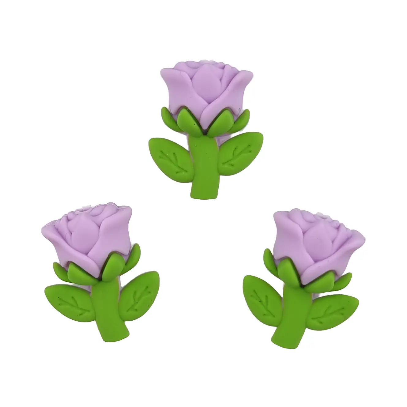 20260613_16323547 Silikonperlen - 3D Rosa - Lila - Afbeelding 1