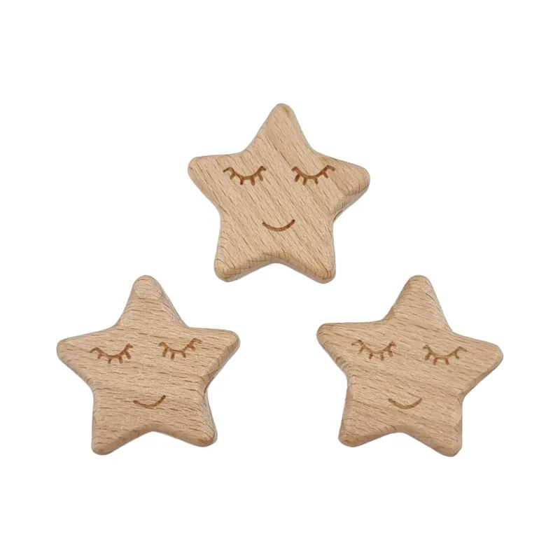 Houten Kraal - Sleepy Star - 25 mm - Beukenhout