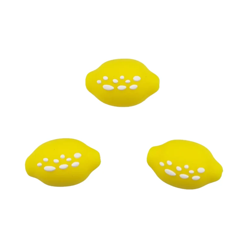 Silicone beads - 3D - Lemon