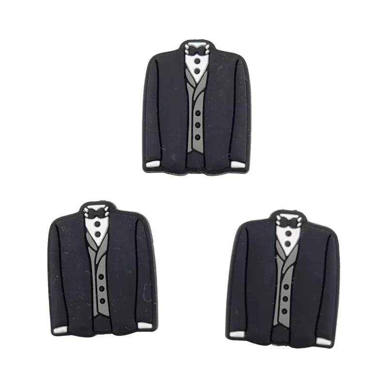 Perles en silicone - Costume - Noir