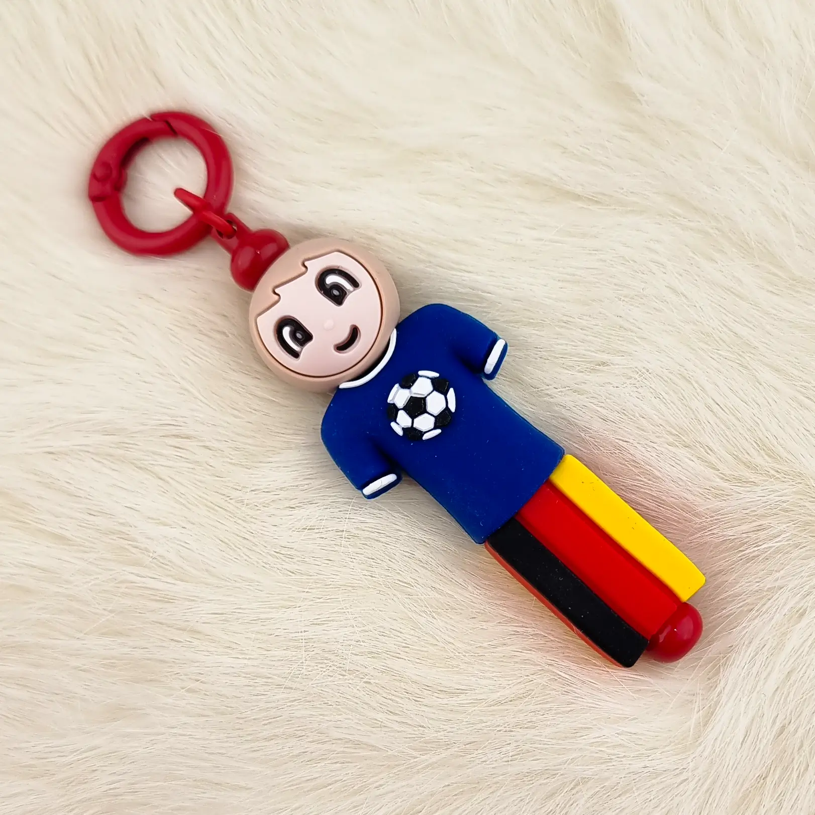 20260618_193841 DIY Sleutelhanger / Tashanger - Voetballer Duitsland - Afbeelding 1