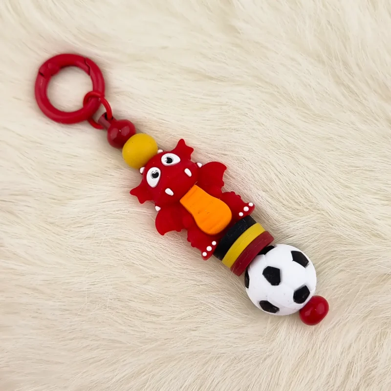 DIY Sleutelhanger / Tashanger - De Rode duivels