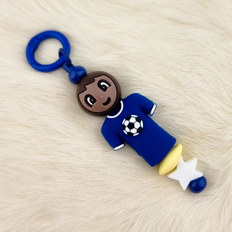 DIY Sleutelhanger / Tashanger - Voetballer Curaçao