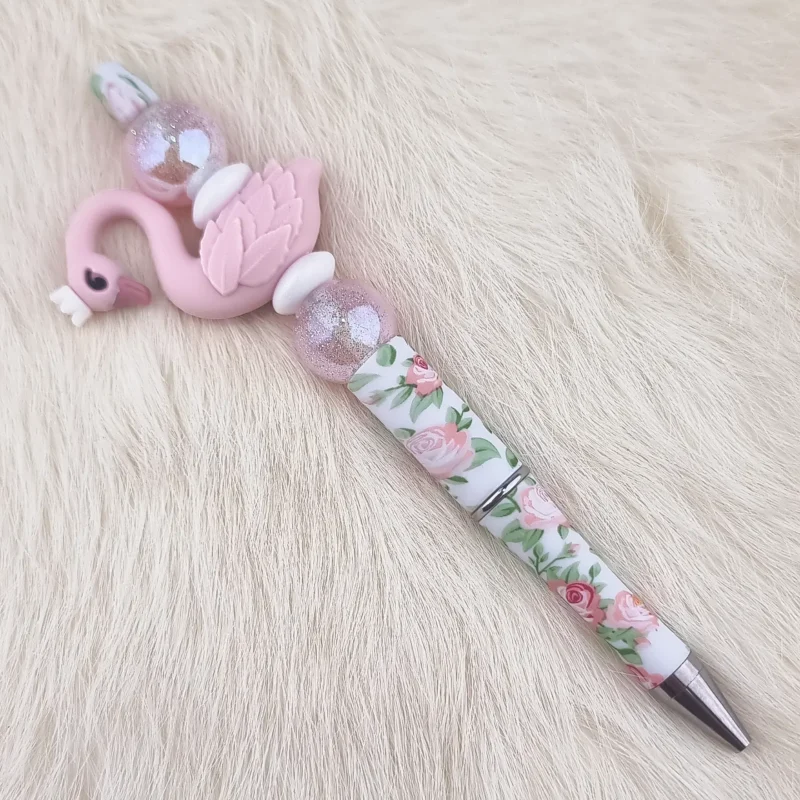 DIY Kralen pen - Belle Fleur - Zwaan - Bloesem