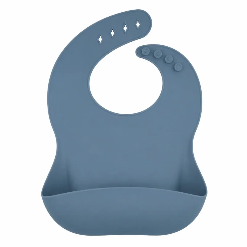 Silicone Bib - Muted Petroleum