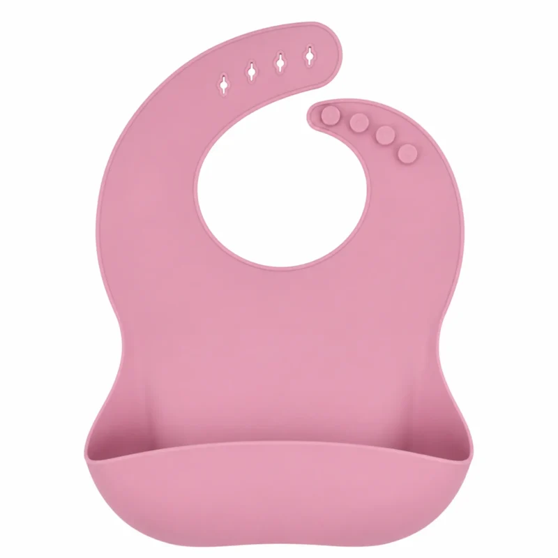 Silicone Bib - Pink