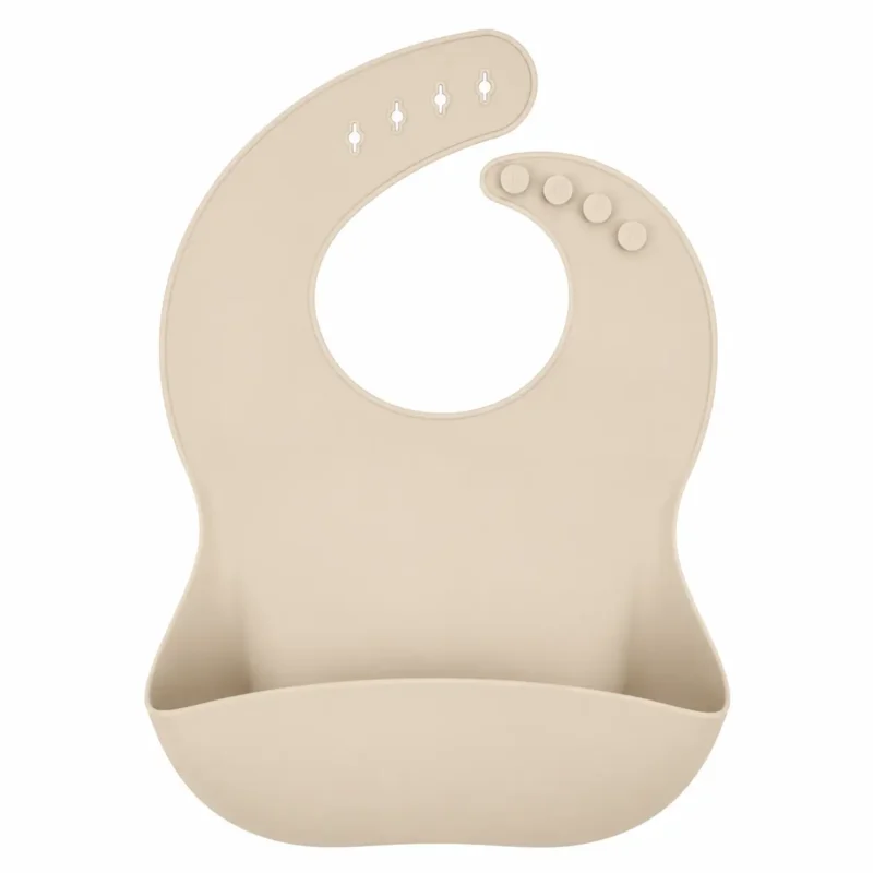 Silicone bib - Old Lace