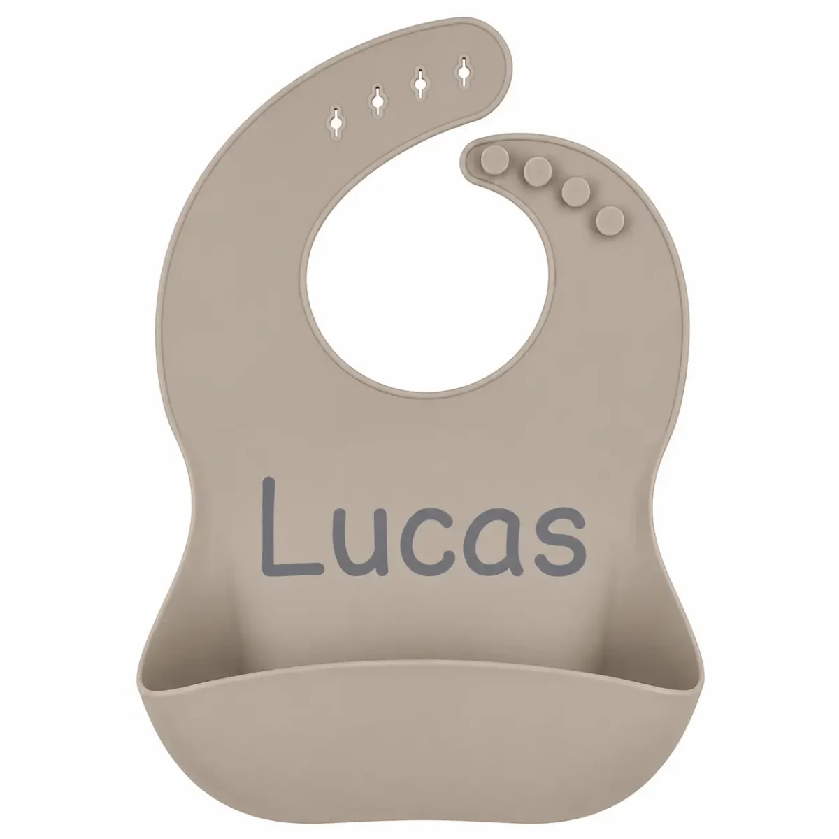 Silikon L&auml;tzchen (mit Name) - Ton - Afbeelding 2