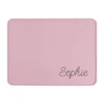 Tapis de loisirs / Set de table en silicone - 39,5 x 30 cm - Vieux rose - Image 2